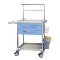 Stainless Steel Hospital Cleaning Trolley for Waste Collection