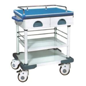 Medical Equipment: Epoxy Powder Coated Hospital Equipment Treatment Cart (N-4)