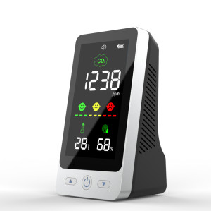 Air Quality Monitor Intelligent CO2 Meter NDIR Sensor Carbon Dioxide Meter Gas Detector Temperature and Humidity Monitor