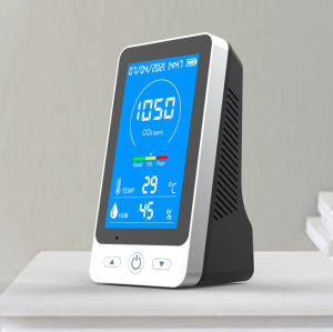 Desktop CO2 Monitor with Data Logging gas detector rechargeable CO2 meter Air Quality detector with co2 alarm function