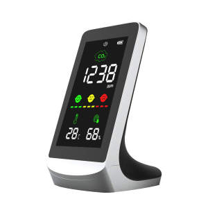 Indoor air quality monitor desktop carbon dioxide gas co2 meter detector, temperature humid co2 monitor