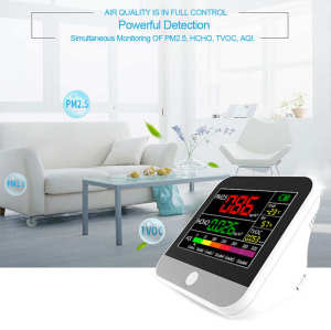 Portable PM2.5 TVOC HCHO detector Air Quality Monitor Formaldehyde Temperature Humidity Diagnostic meter Home car gas analyzer