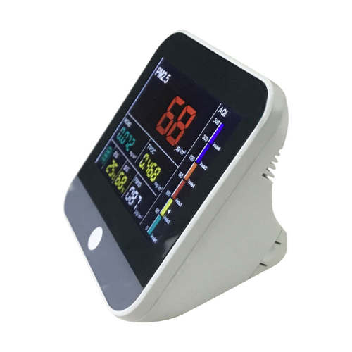 Formaldehyde detector Air Quality Monitor PM2.5 TVOC analyzer with TEMP/HUM Diagnostic meter for home car gas detect USB charge