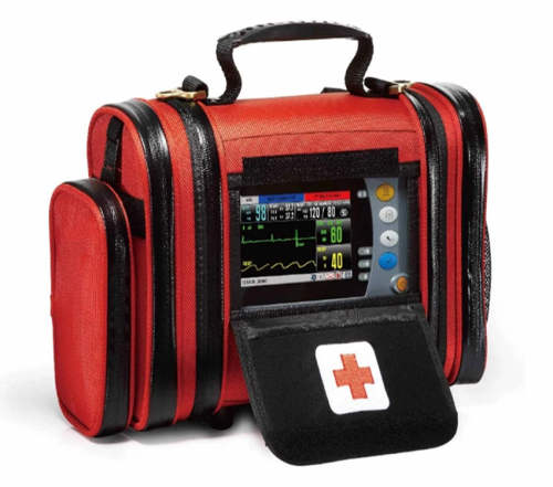 First Aid Monitoring Kit Distinctive Ambulance Emergency Transport Patient Monitor