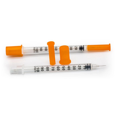 Disposable Plastic 0.3ml/0.5ml/1ml Insulin Syringe with Needle