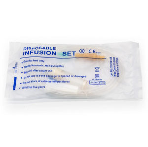 Medical Disposable IV Administration Infusion Set with Needle