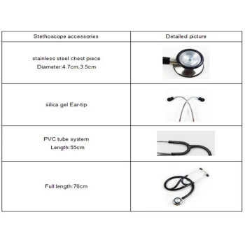 Medical Supplies Dual Head Cardiology Class III Stethoscope