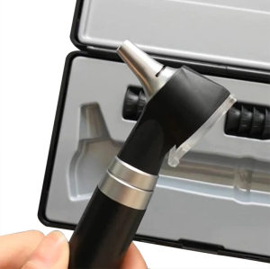 Medical Small View Fiber Optic Otoscope with LED Light