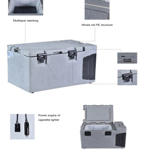 Mobile Cooler -25~24 Degree Vaccine Pharmacy Car Refrigerator 30L/80L