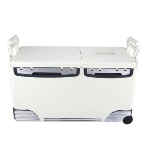 31L Medical Laboratory Vaccine Storage Shipping Box Transport Cooler with Wheel