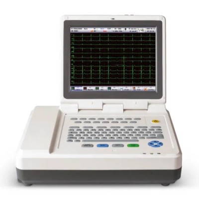 Hospital Digital 12.1′′color TFT Touch Screen 12 Channel Electrocardiograph ECG Machine