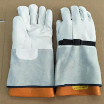 Insulated safety gloves for electrician