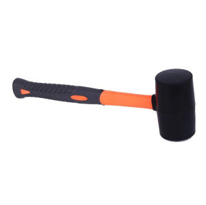 Rubber Mallet Hammer with fiberglass handle