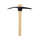 Garden Tools Fork and Shovel Shaped Steel Mixing Hoe Pick Head Pickaxe Agricultural Farming Digging Tools with Wooden Handle