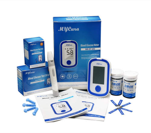 Voice Broadcasting Function CE ISO Electronic Blood Glucose Meter for Home Use