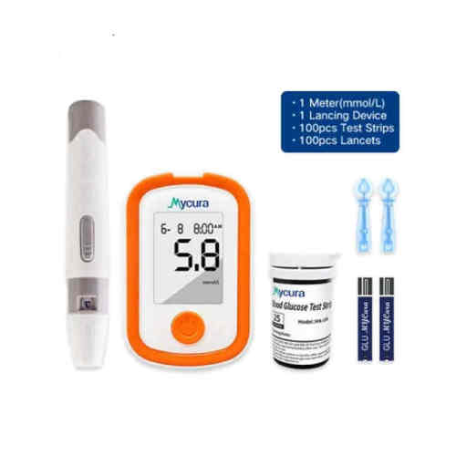 Star Product Professional Diabetes Testing Kit – Blood Glucose Monitor, 50 Blood Test Strips, 1 Lancing Device, 50 Lancets