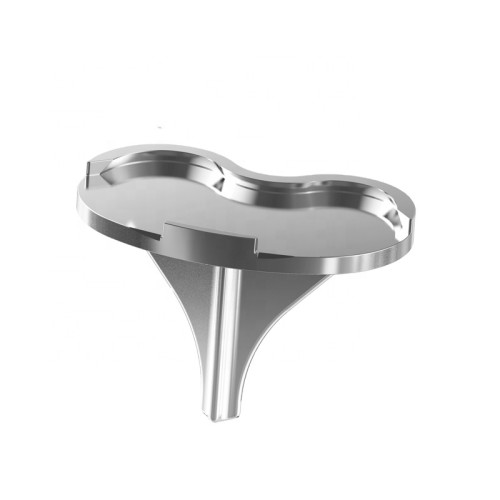 Tibial tray primary TKA total knee artificial replacement with high flexion
