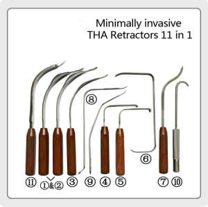 Retractor THA Minimally invasive hip prosthesis retractors