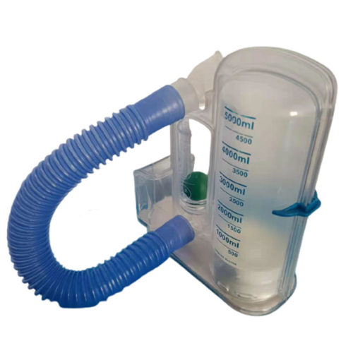 One ball deep breathing 5000ml Respiratory trainer incentive spirometer