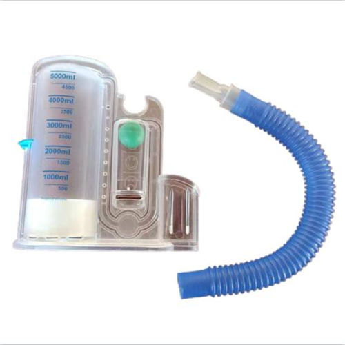 One ball deep breathing 5000ml Respiratory trainer incentive spirometer