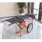 EA-LC Adjustable Wheeled Litter Carrier Field Emergency Patient Transport Stretcher