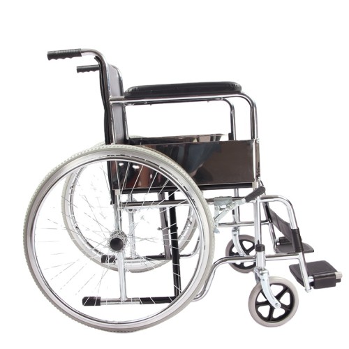 Basic Wheelchair Economy and durable chromed 809 foldable wheel chairs