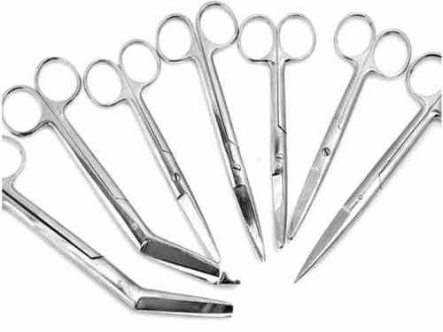 Medical open surgery scissors and endoscopic surgery operating scissor