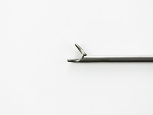 Surgical reusable endoscopy thoracoscopic needle holder