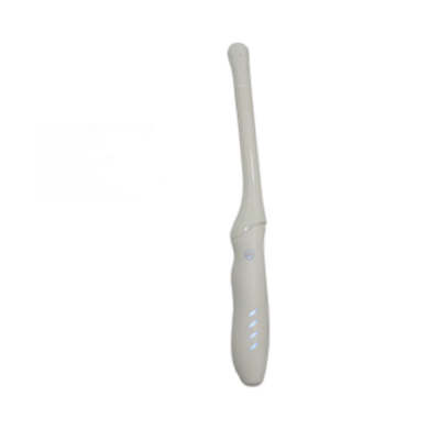 Black and white wireless ultrasound device with rectal linear probe