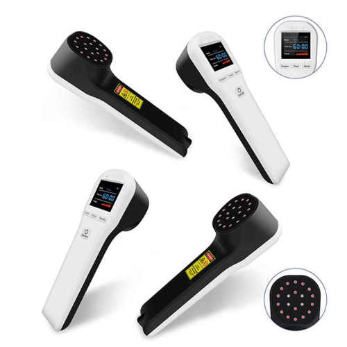 Professional handheld 650nm 808nm laser treatment red light therapy device for swelling injuries wounds