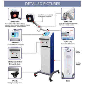 Professional CE approved laser physical therapy equipments for bone fracture and meniscus tear