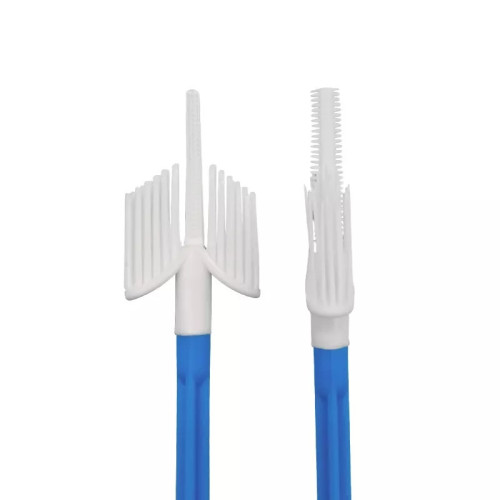 Disposable sterile cervical exam sampling gynecological cyto cytology brush swab medical disposable cervical brush