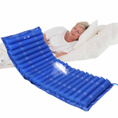 Hospital anti-decubitus air bed inflatable mattress with pump