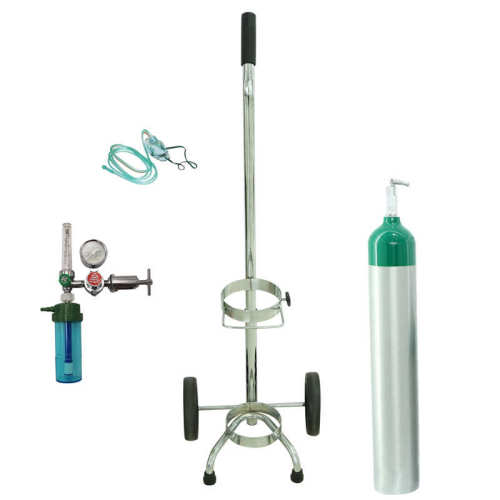 High Performance Portable Oxygen cylinder system (carrying) cylinder cart D&E SIZE for First-Aid