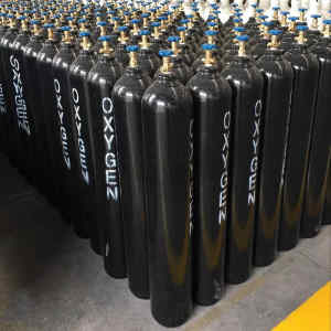 Medical cylinder Gas Equipment Oxygen Device ISO9809-3 Standard 40L 6m3 Seamless Steel Oxygen Gas Cylinder