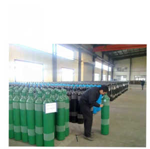 Oxygen Steel Gas Cylinders 40L Seamless Steel Argon Nitrogen Oxygen CO2 Gas Cylinder