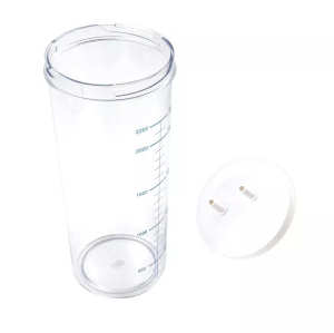 2.2L Suction Vacuum Jar for Suction Machine Vacuum Bottle