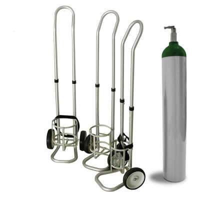 Adjustable Oxygen holder oxygen trolley oxygen cylinder cart