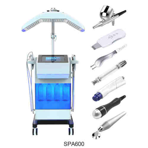 Professional 8 in 1 Multi-function Pdt Led Oxygen Facial Machine Wrinkle Removal Dermabrasion Oxygen Jet Hydro Facial Machine