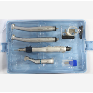 2pc High speed handpiece and 1 kit low speed handpiece dental student complete set 4 hole