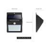 High quality energy-saving outdoor LED solar sensor wall light courtyard garden