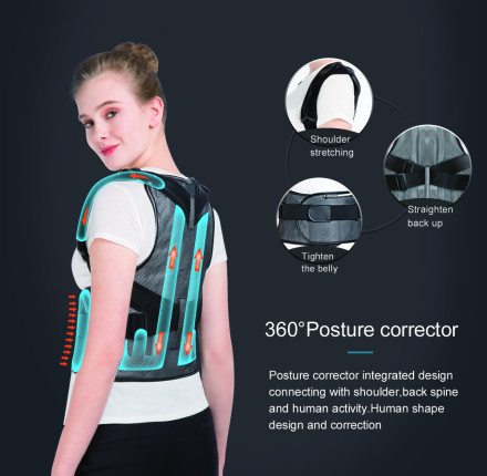 Adjustable Smart Back Posture Corrector Back Intelligent Brace Support Belt Shoulder Training Belt Correction Spine Back
