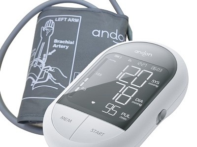 Large Cuff Upper Arm Electronic Blood Pressure Machine KD-552 with Batteries and Carrying Bag Included