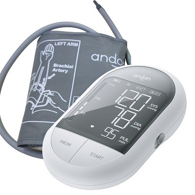 Large Cuff Upper Arm Electronic Blood Pressure Machine KD-552 with Batteries and Carrying Bag Included