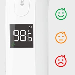 Medical Thermometer with Fever Alarm and Sound Switch, Digital Infrared Thermometer for Home