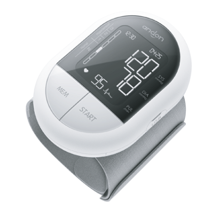 Adjustable Wrist Cuff Electronic Blood Pressure Monitor