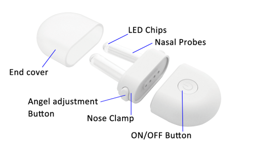 Drop shipping products 2022 Allergic Rhinitis Negative Side Effects Red Light Therapeutic Instrument