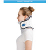 LEAMAI Standard Cervical Neck Traction Device - Adjustable Neck Stretcher Collar for Home Traction Spine Alignment -C01