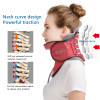 LEAMAI Newest Cervical Neck Traction Device-Adjustable Inflatable Neck Stretcher Collar for Home Traction Spine Alignment -C03