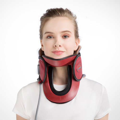 LEAMAI Newest Cervical Neck Traction Device-Adjustable Inflatable Neck Stretcher Collar for Home Traction Spine Alignment -C03